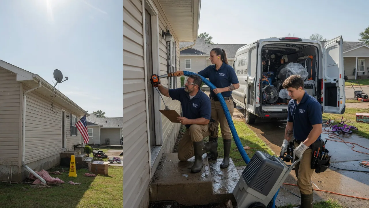 Ceiling Water Damage Restoration in Hoffman, IL near me